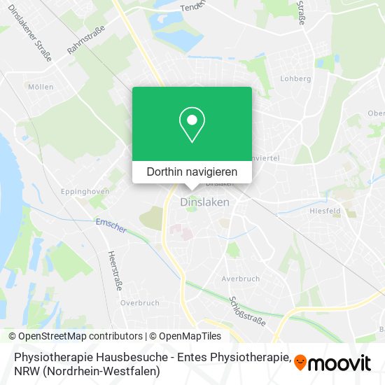 Physiotherapie Hausbesuche - Entes Physiotherapie Karte
