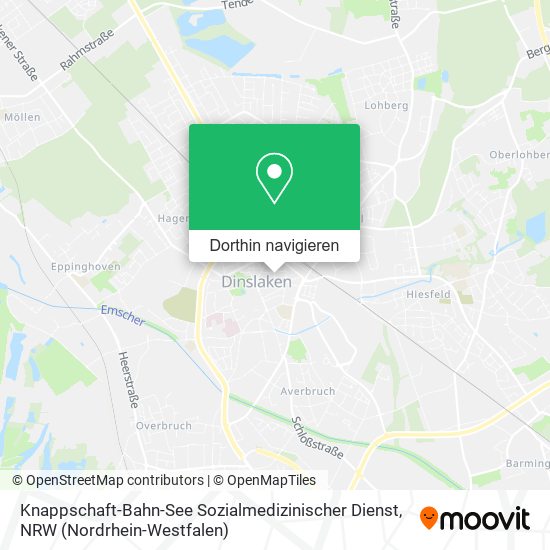 Knappschaft-Bahn-See Sozialmedizinischer Dienst Karte