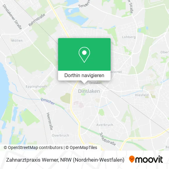 Zahnarztpraxis Werner Karte