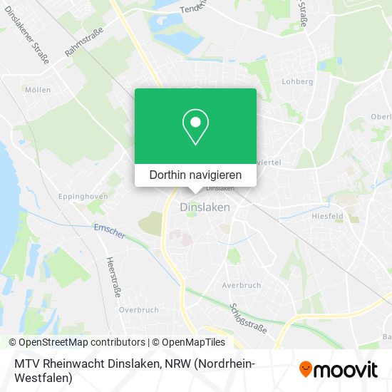 MTV Rheinwacht Dinslaken Karte