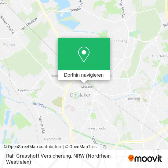 Ralf Grasshoff Versicherung Karte