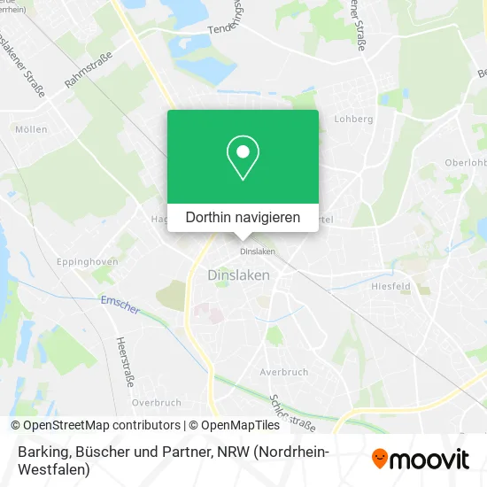 Barking, Büscher und Partner Karte