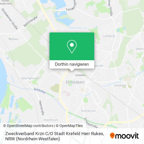 Zweckverband Krzn C / O Stadt Krefeld Herr Rukes Karte