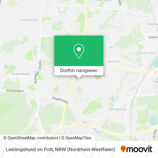 Lieblingshund im Pott Karte