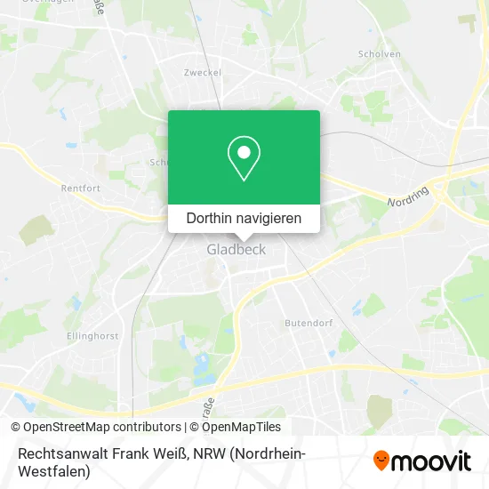 Rechtsanwalt Frank Weiß Karte