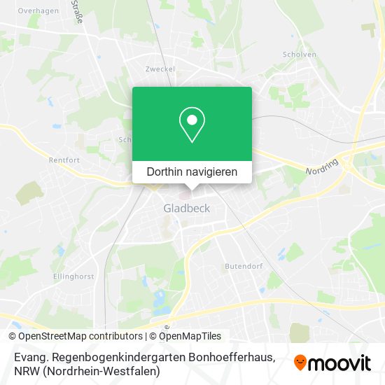 Evang. Regenbogenkindergarten Bonhoefferhaus Karte