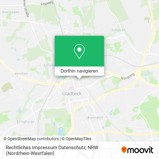 Rechtliches Impressum Datenschutz Karte