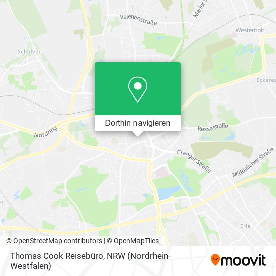 Thomas Cook Reisebüro Karte