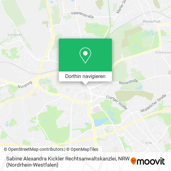 Sabine Alexandra Kickler Rechtsanwaltskanzlei Karte