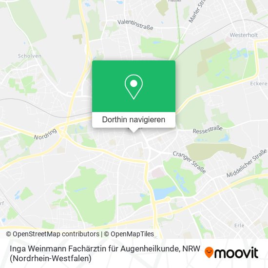 Inga Weinmann Fachärztin für Augenheilkunde Karte