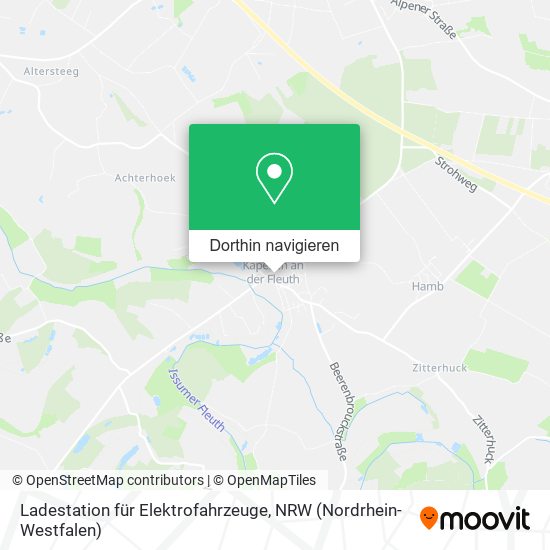 Ladestation für Elektrofahrzeuge Karte