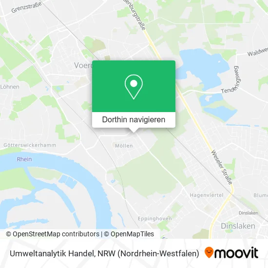 Umweltanalytik Handel Karte
