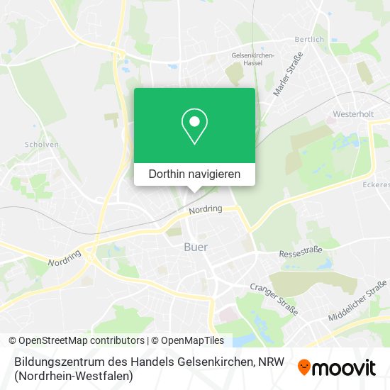 Bildungszentrum des Handels Gelsenkirchen Karte