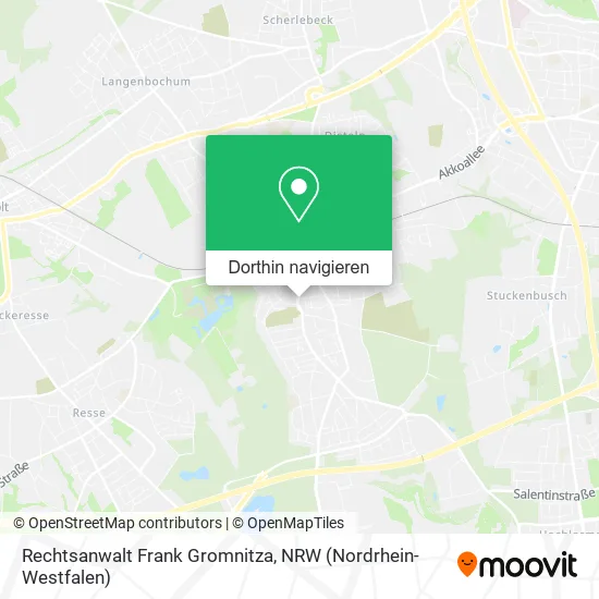 Rechtsanwalt Frank Gromnitza Karte