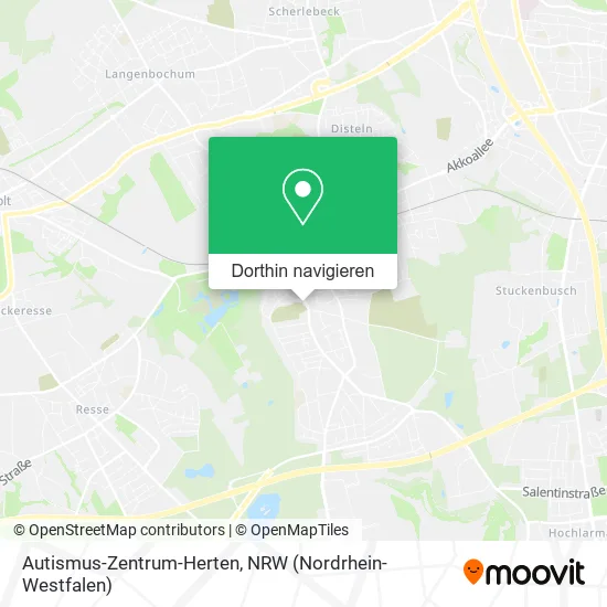 Autismus-Zentrum-Herten Karte