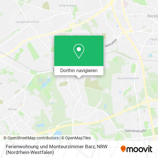 Ferienwohnung und Monteurzimmer Barz Karte