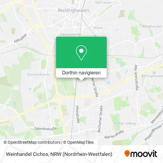 Weinhandel Cichos Karte