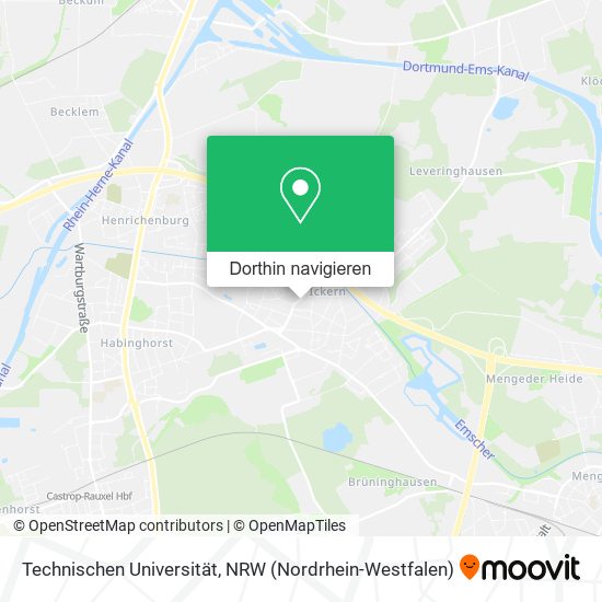 Technischen Universität Karte