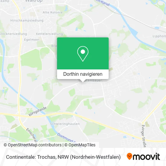 Continentale: Trochas Karte