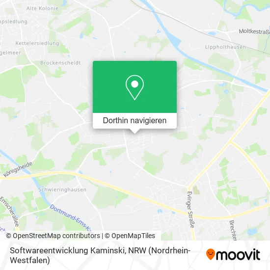 Softwareentwicklung Kaminski Karte