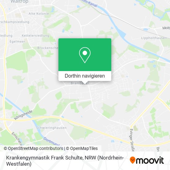 Krankengymnastik Frank Schulte Karte