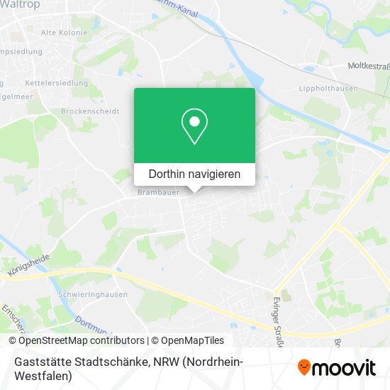 Gaststätte Stadtschänke Karte