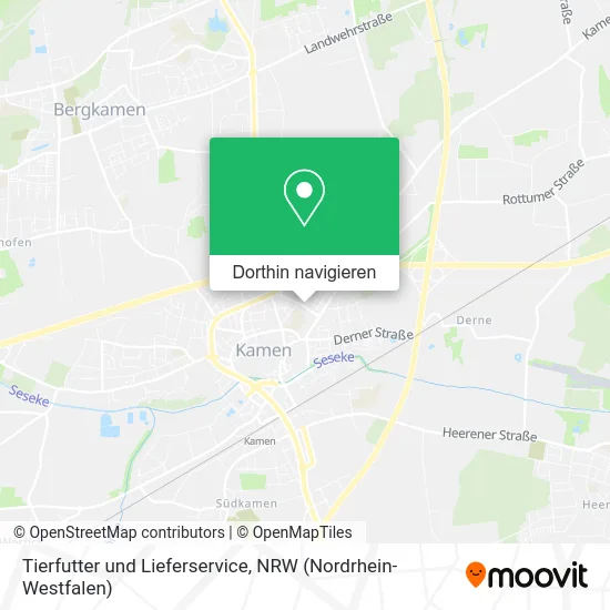 Tierfutter und Lieferservice Karte