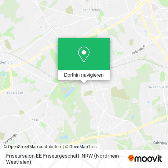 Friseursalon EE Friseurgeschäft Karte