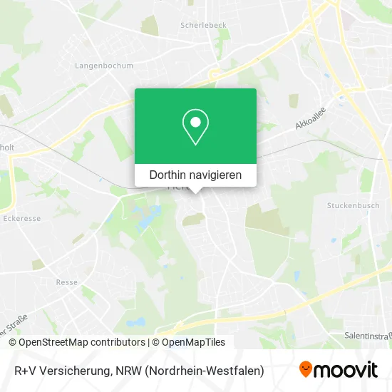 R+V Versicherung Karte