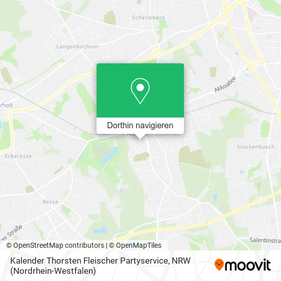 Kalender Thorsten Fleischer Partyservice Karte