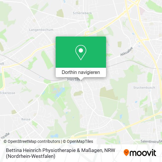 Bettina Heinrich Physiotherapie & Maßagen Karte