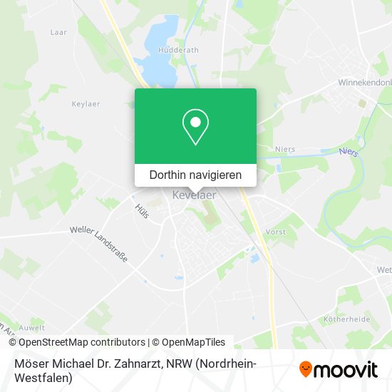 Möser Michael Dr. Zahnarzt Karte