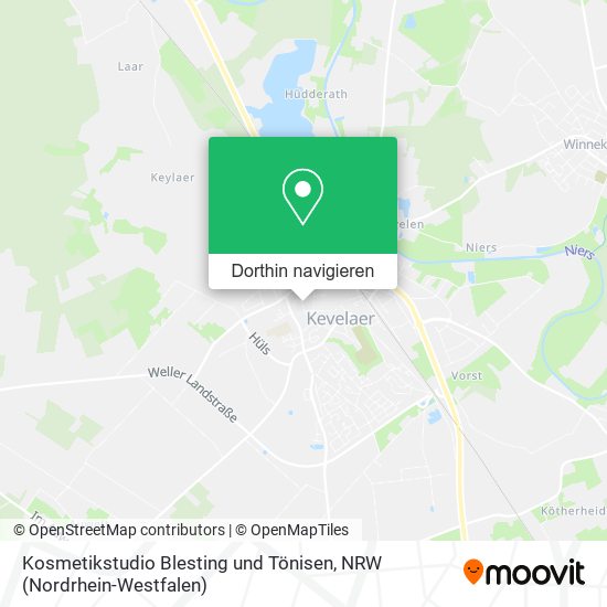 Kosmetikstudio Blesting und Tönisen Karte