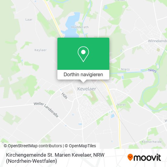 Kirchengemeinde St. Marien Kevelaer Karte