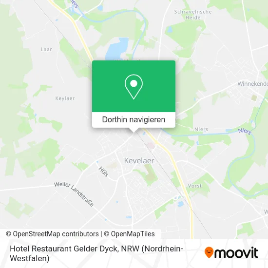 Hotel Restaurant Gelder Dyck Karte