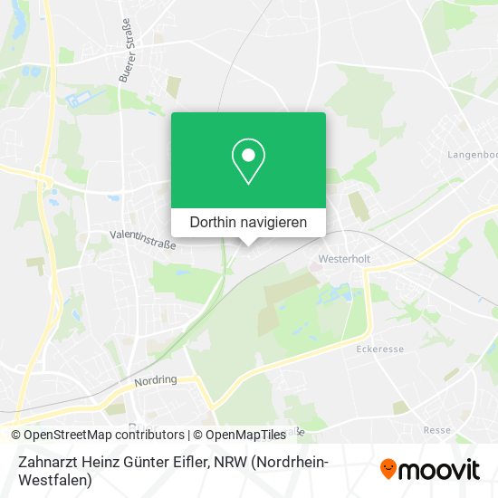 Zahnarzt Heinz Günter Eifler Karte