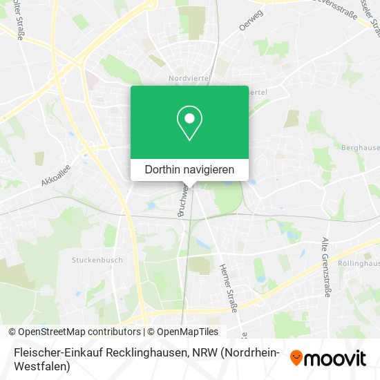 Fleischer-Einkauf Recklinghausen Karte