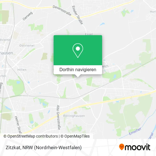 Zitzkat Karte