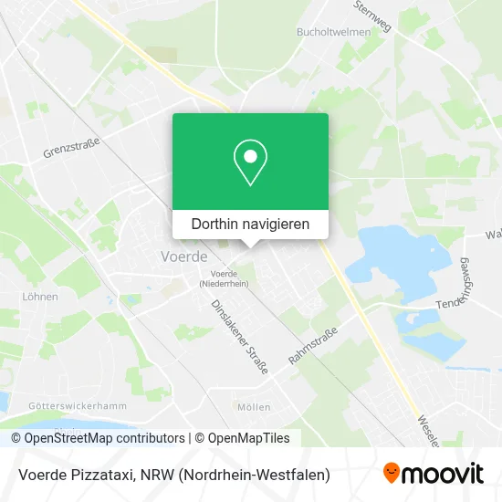 Voerde Pizzataxi Karte