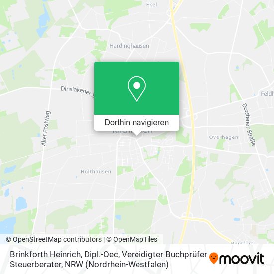 Brinkforth Heinrich, Dipl.-Oec, Vereidigter Buchprüfer Steuerberater Karte
