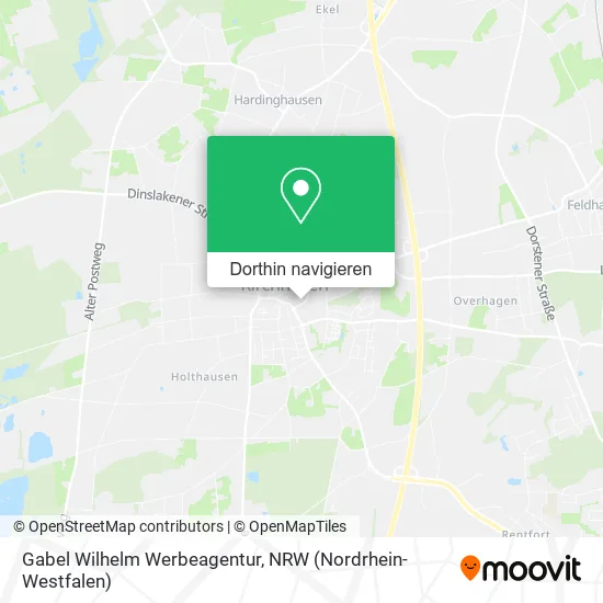 Gabel Wilhelm Werbeagentur Karte