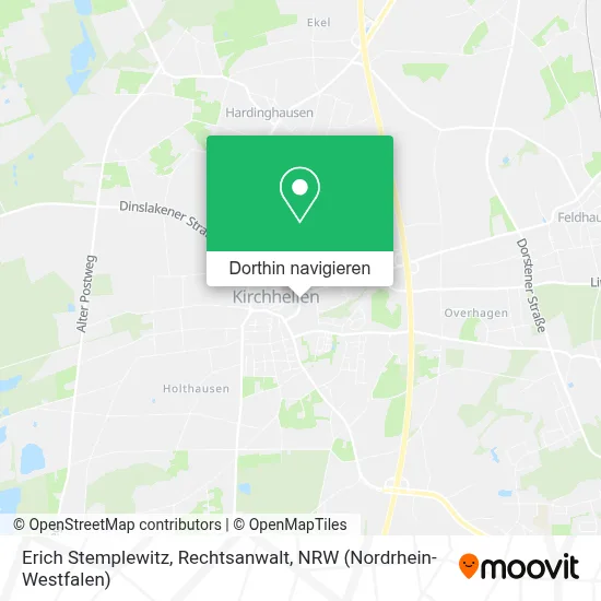 Erich Stemplewitz, Rechtsanwalt Karte