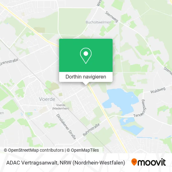 ADAC Vertragsanwalt Karte