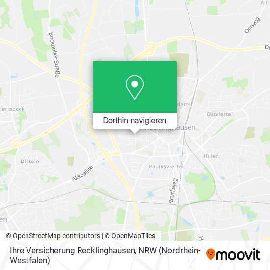 Ihre Versicherung Recklinghausen Karte