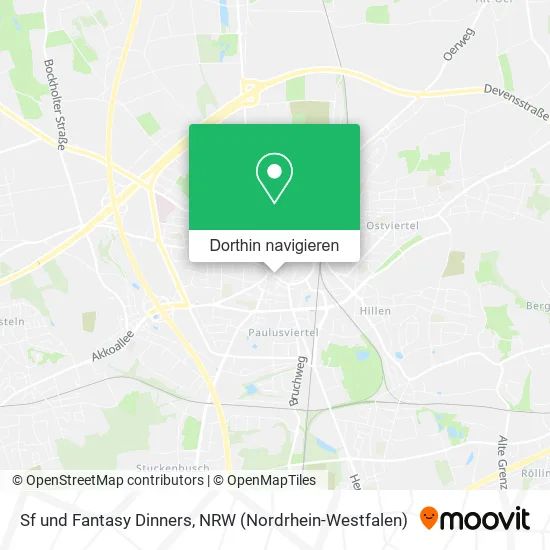 Sf und Fantasy Dinners Karte