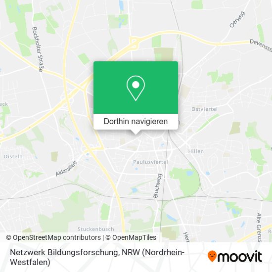 Netzwerk Bildungsforschung Karte