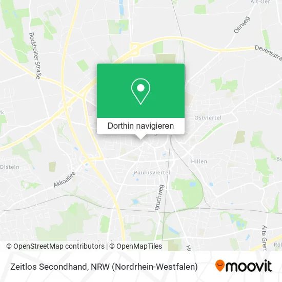 Zeitlos Secondhand Karte