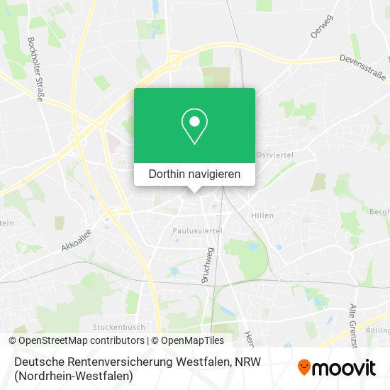 Deutsche Rentenversicherung Westfalen Karte