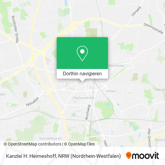 Kanzlei H. Heimeshoff Karte