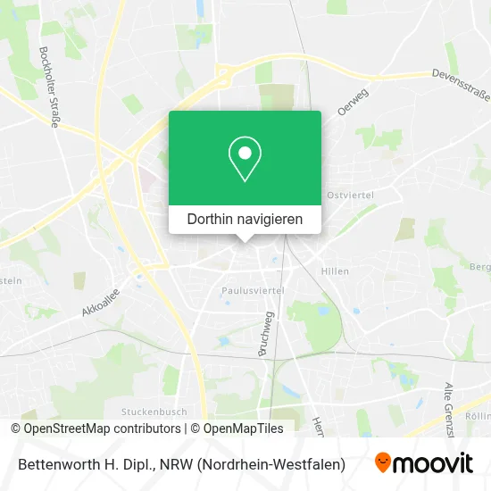 Bettenworth H. Dipl. Karte